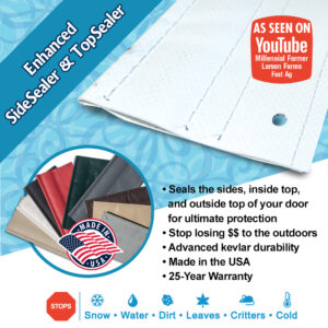Enhanced Premium Garage Door SideSealer™ and TopSealer™